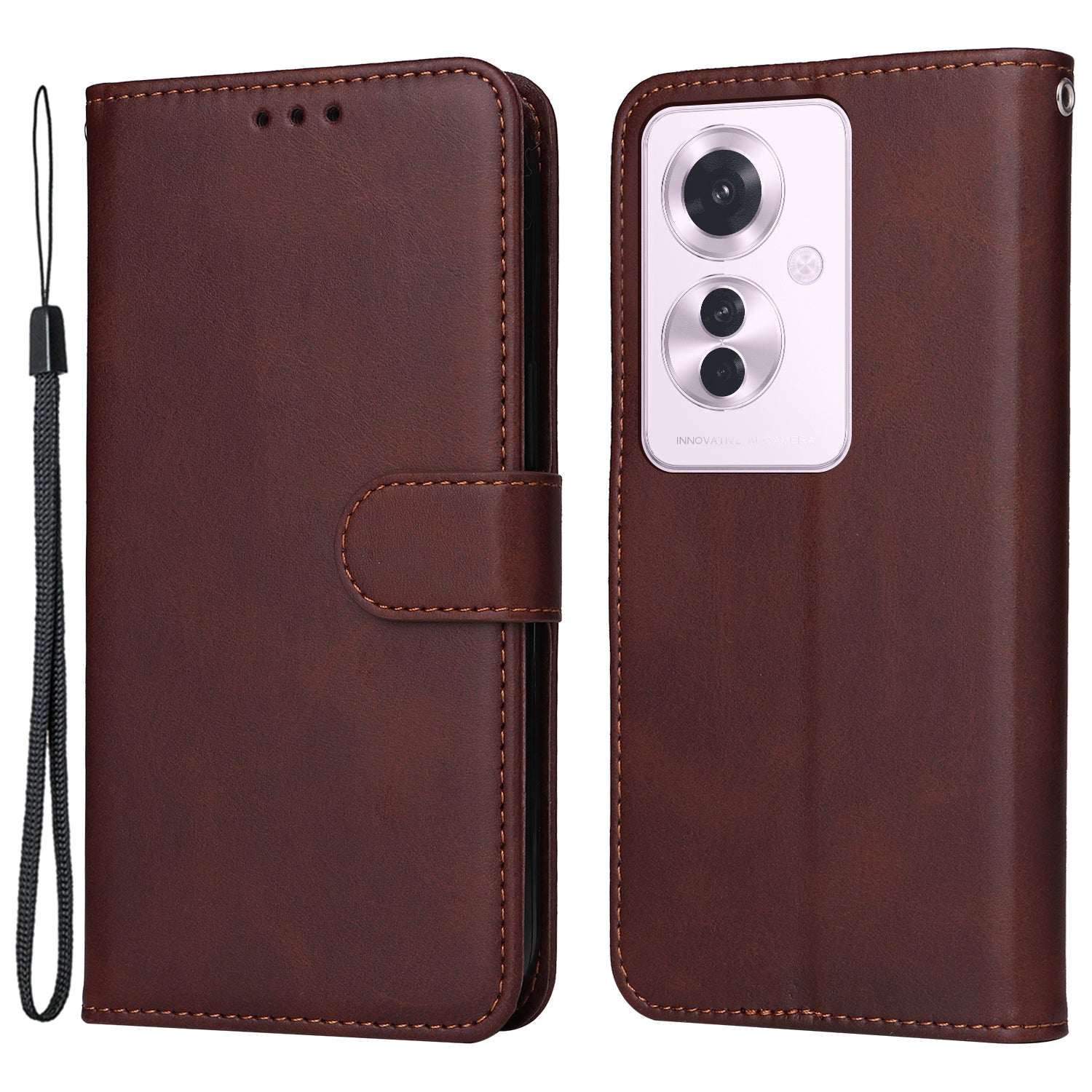 For Oppo Reno11 F 5G / F25 Pro 5G Case 3 Slots Holder Leather Phone Cover with Stand For Oppo Reno11 F 5G / F25 Pro 5G Case 3 Slots Holder Leather Phone Cover with Stand
